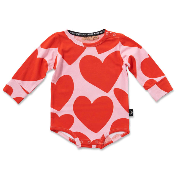 Kip & Co Big Hearted Organic LS Romper