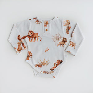 Snuggle Hunny Lion Long Sleeve Bodysuit