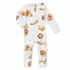 Snuggle Hunny Lion Organic Growsuit