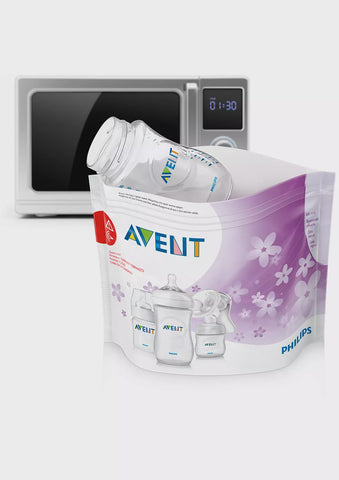 Avent Microwave Sterilising Bags 5pk