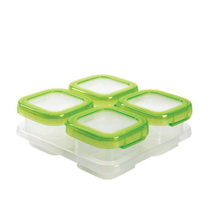 Oxo Tot Baby Blocks Freezer Storage Containers 4oz - Green