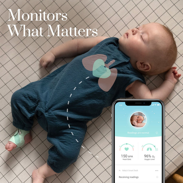 Owlet Smart Sock 3 Baby Monitor - Dusty Rose