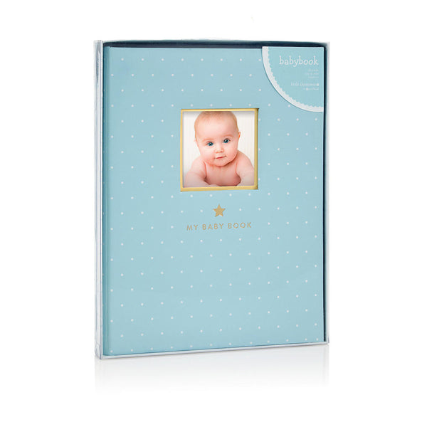 Sweet Welcome Baby Book - Blue