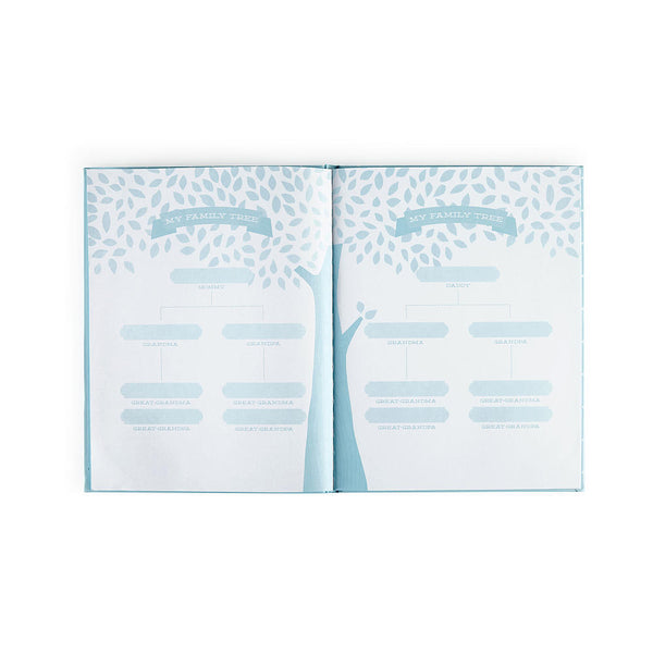 Sweet Welcome Baby Book - Blue