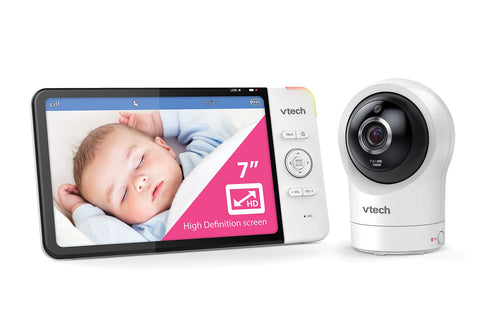 VTech RM7764HD 7" Smart Wi-Fi HD Pan & Tilt Video Monitor with Remote Access