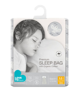 Love to Dream Organic Sleep Bag 1tog - Grey