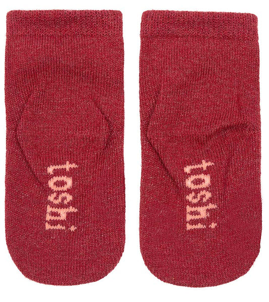 Toshi Dreamtime Organic Ankle Socks Rosewood