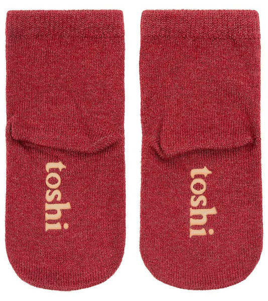 Toshi Dreamtime Organic Ankle Socks Rosewood