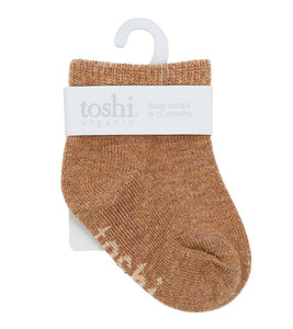 Toshi Dreamtime Organic Ankle Socks Walnut