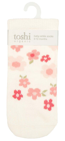 Toshi Organic Baby Socks Jacquard Georgina