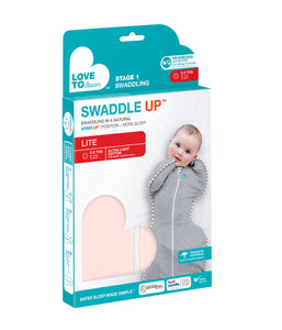 Love to Dream Swaddle Up Lite 0.2 Tog - Light Pink