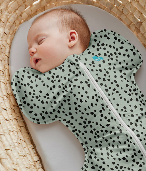 Love to Dream Swaddle Up Designer Collection - Animal Print Olive 1tog