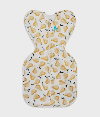 Love to Dream Swaddle Up Designer Collection - Pear Print Ochre 1 TOG