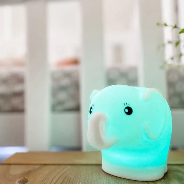 Baby Studio Soft Silicone Night Light - Elephant