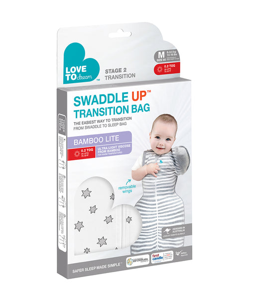 Love to Dream Transition Bag Bamboo Lite 0.2tog - Cream Superstar