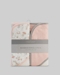 The Little Linen Co Hooded Towels 2pk - Harvest Bunny