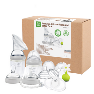 Haakaa Premium Generation 3 Pump and Bottle Pack