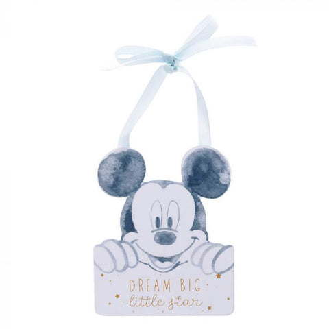 Disney Hanging Plaque - Mickey Mouse Little Star