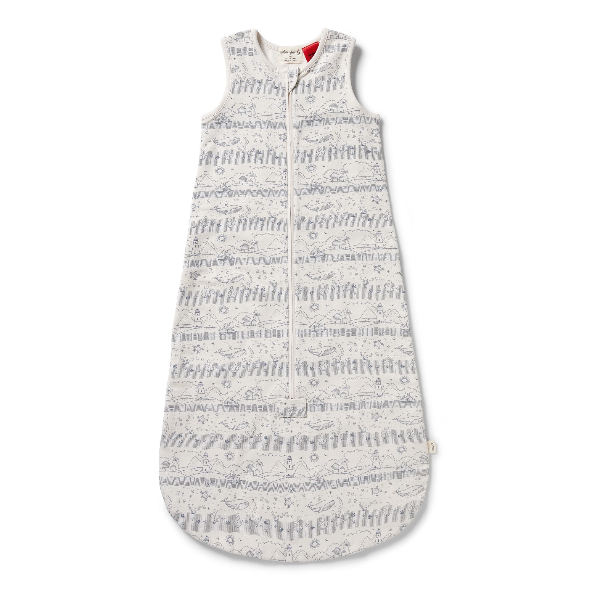 Wilson & Frenchy Organic Sleeping Bag 0.7 TOG Seaside