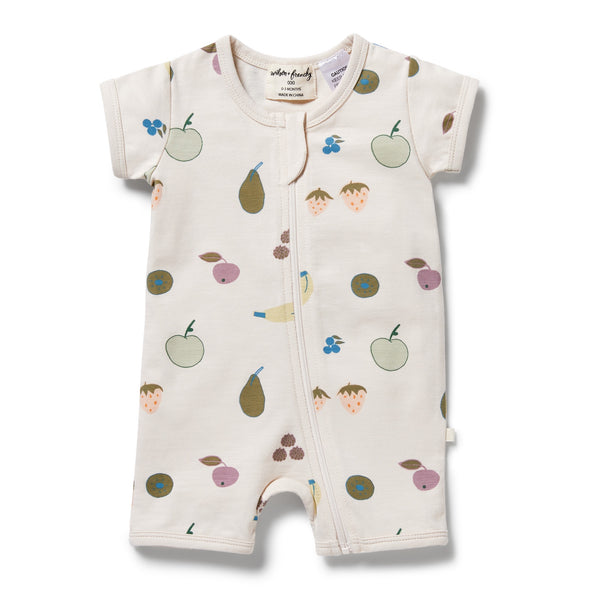 Wilson & Frenchy Organic Boyleg Zipsuit Fruity