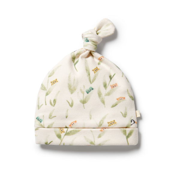 Wilson & Frenchy Organic Rib Knot Hat Peek-a-Boo