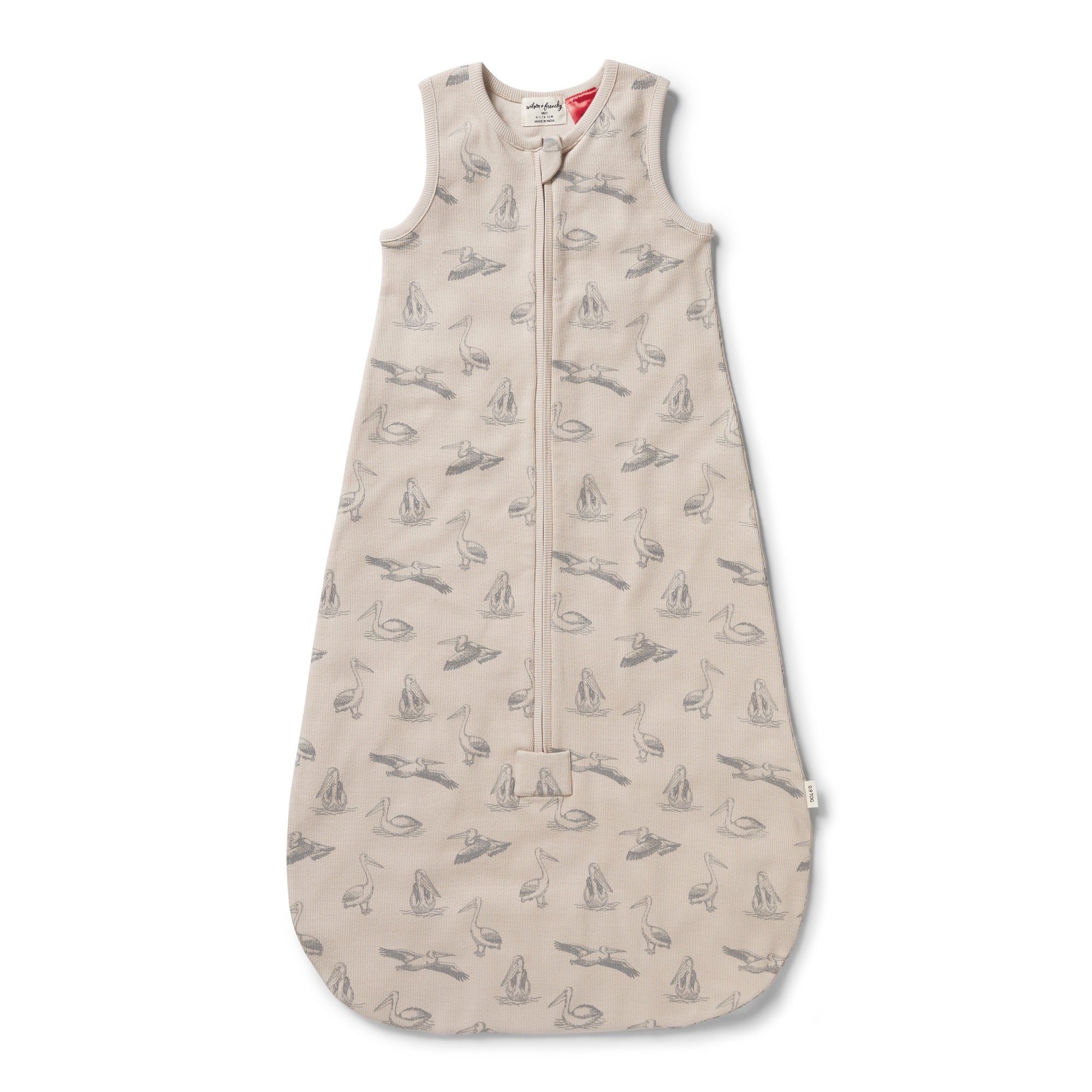 Wilson & Frenchy Organic Rib Sleeping Bag 0.9 TOG Little Pelican