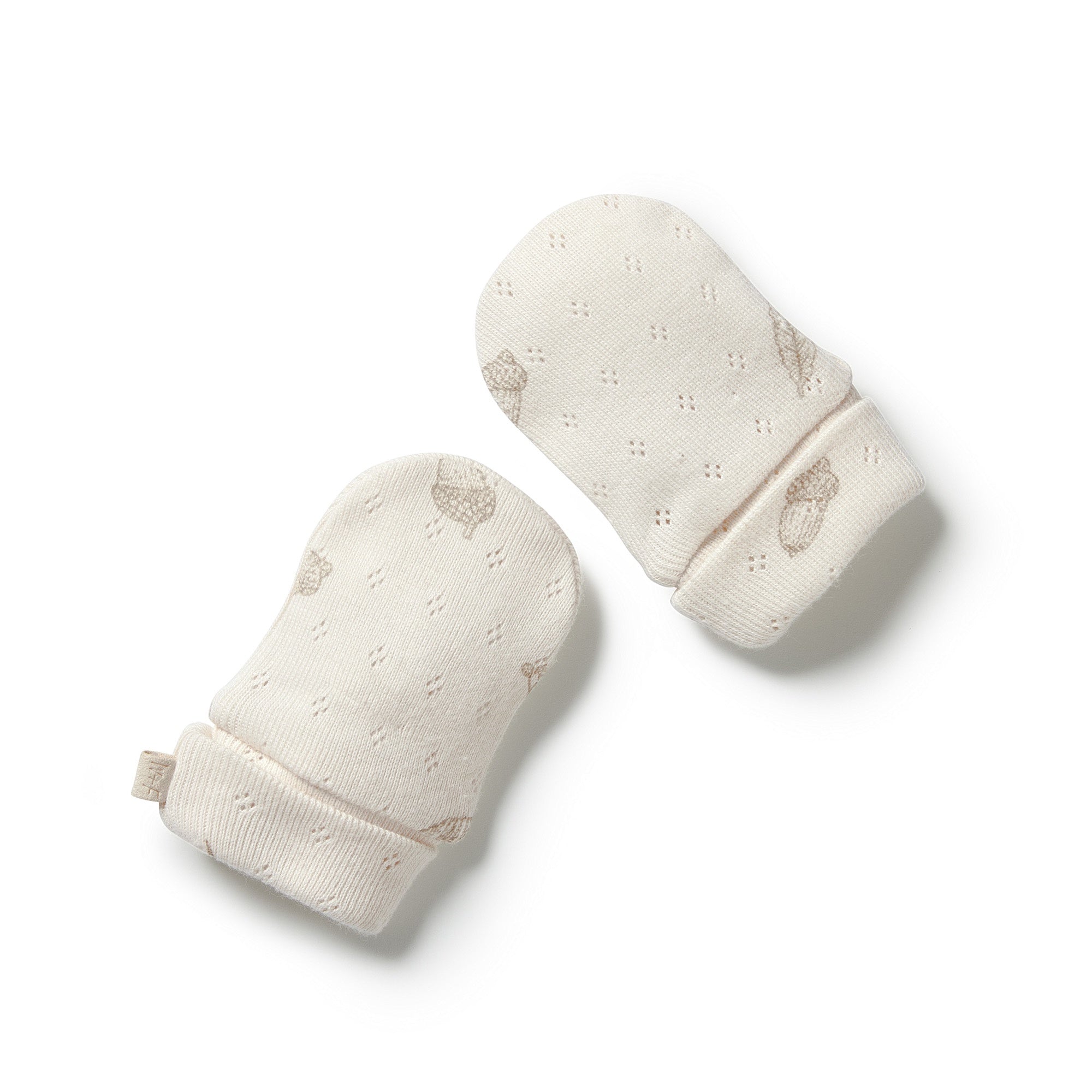 Wilson & Frenchy Organic Pointelle Mittens - Little Acorn