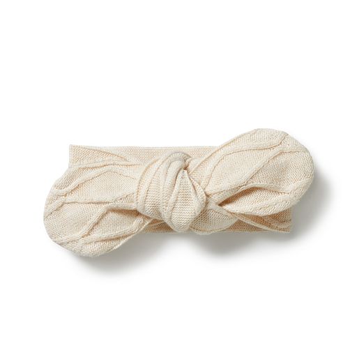 Wilson & Frenchy Knitted Cable Headband - Sand Melange