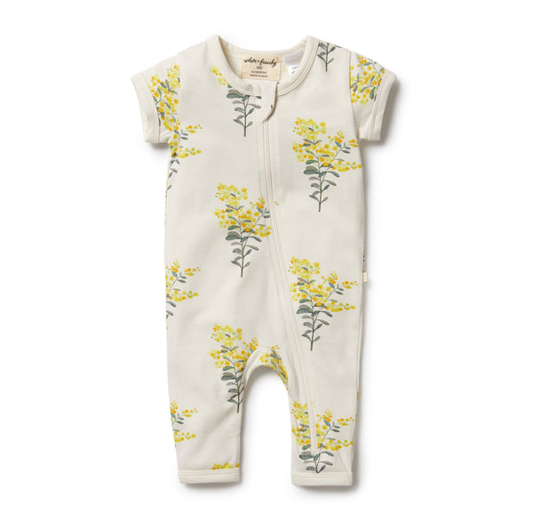 Wilson & Frenchy Organic Zipsuit - Little Blossom