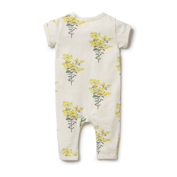 Wilson & Frenchy Organic Zipsuit - Little Blossom