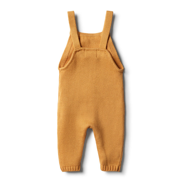 Wilson & Frenchy Golden Apricot Knitted Ruffle Overall