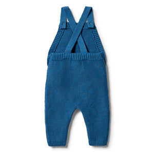 Wilson & Frenchy Knitted Overall - Denim Fleck