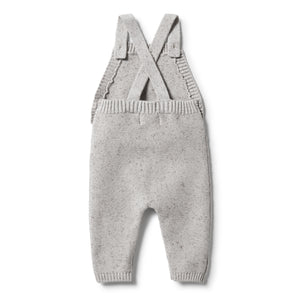 Wilson & Frenchy Knitted Overall - Glacier Grey Fleck