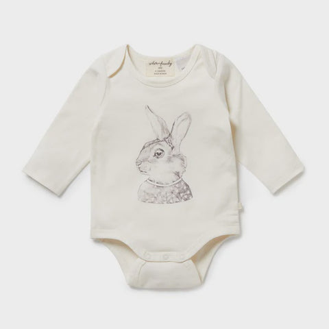 Wilson & Frenchy Organic Envelope Bodysuit - Bunny Rabbit