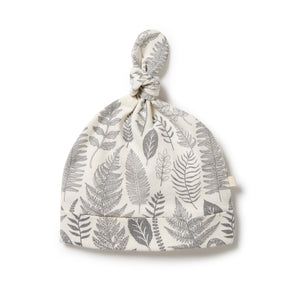 Wilson & Frenchy Organic Knot Hat - Hello Fern