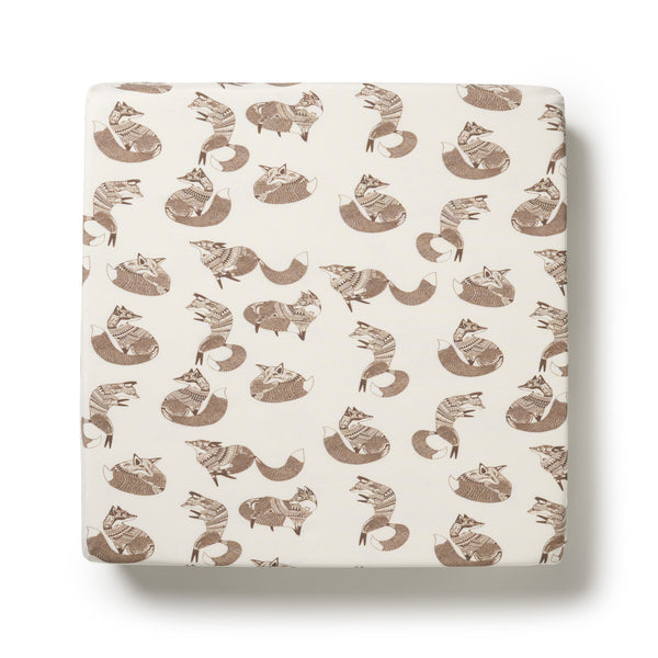 Wilson & Frenchy Organic Cot Sheet - Mr Fox