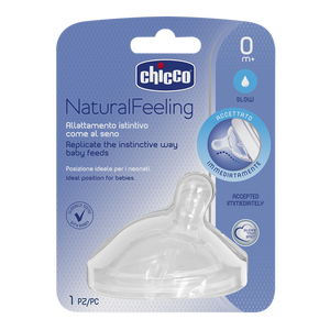 Chicco Natural Feeling Teat 0m+ Baby Junction