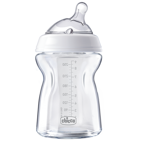 Chicco Glass Bottle: NaturalFeeling - 0m+ 250ml