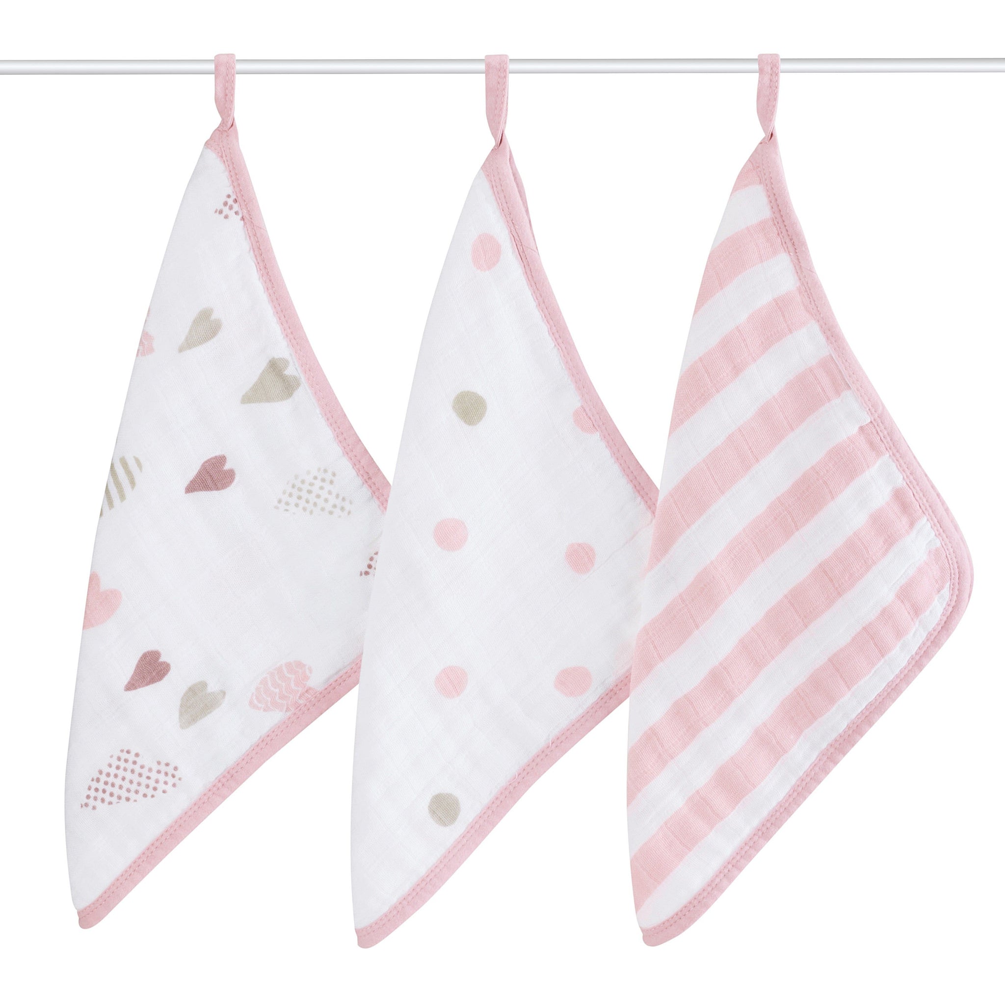 Aden + Anais 3 Pack Washcloth Set