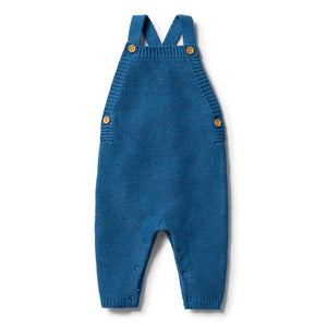 Wilson & Frenchy Knitted Overall - Denim Fleck