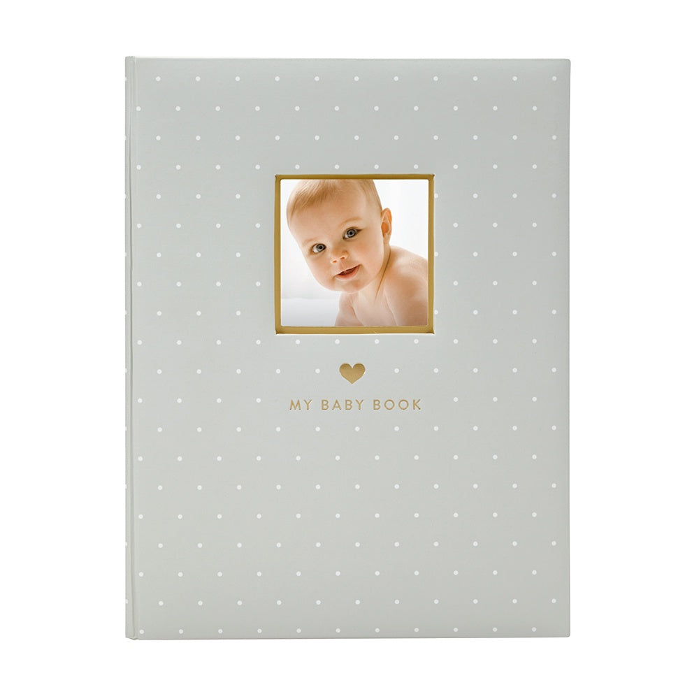 Sweet Welcome Baby Book - Grey