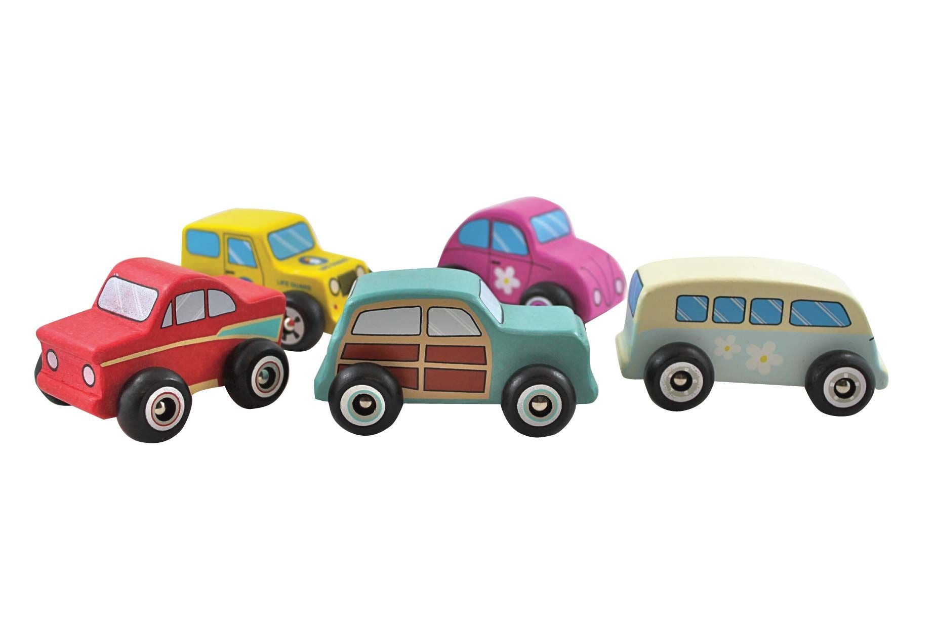 Discoveroo Beach Set of 5 Cars