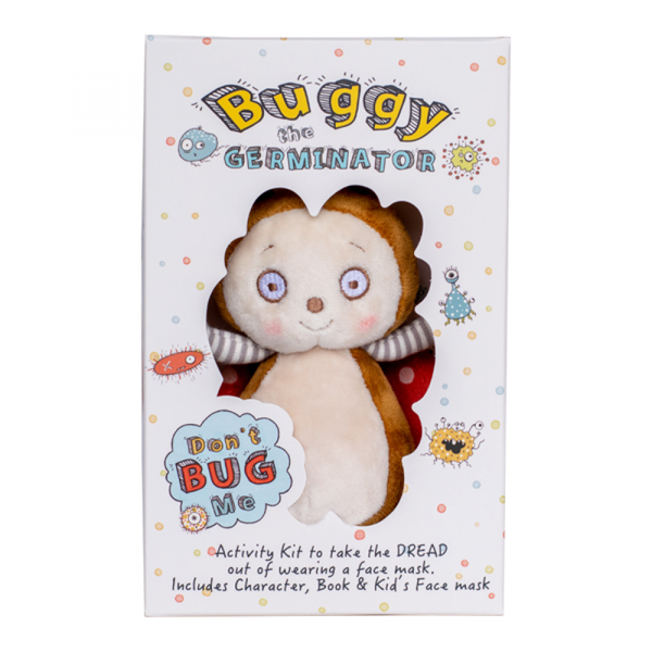 Buggy the Germinator Plush, Book & Face Mask