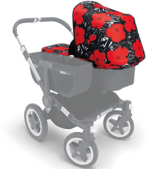 Bugaboo Donkey + Andy Warhol Tailored Fabric Set - Flowers