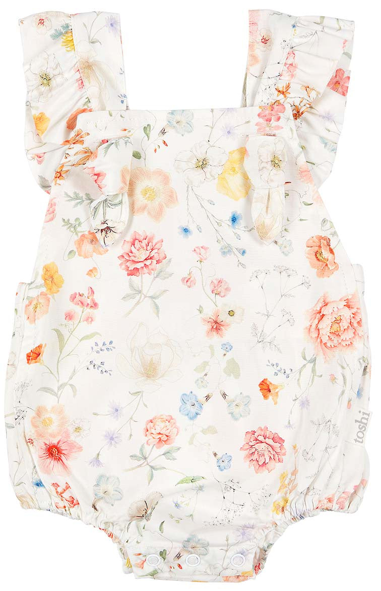 Toshi Baby Romper Secret Garden Lilly