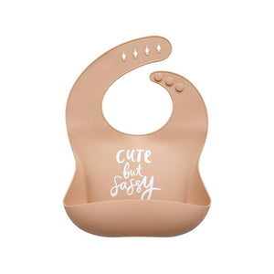 The Somewhere Co Silicone Baby Bib - Cute but Sassy
