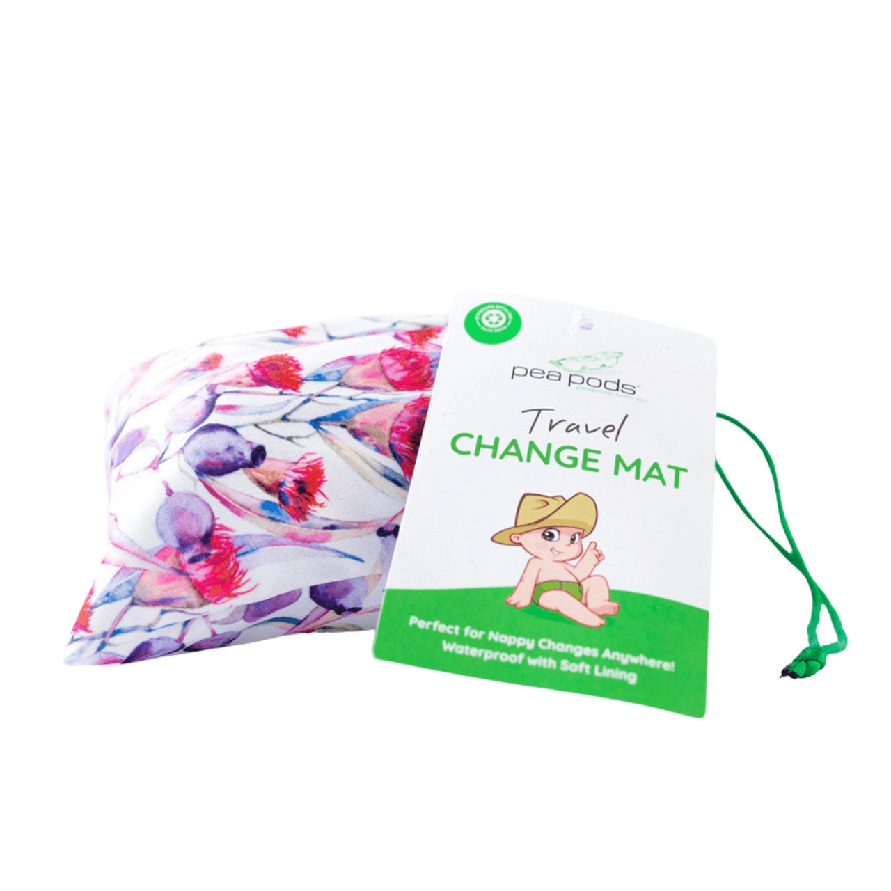 Pea Pods Travel Change Mat - Gumnuts