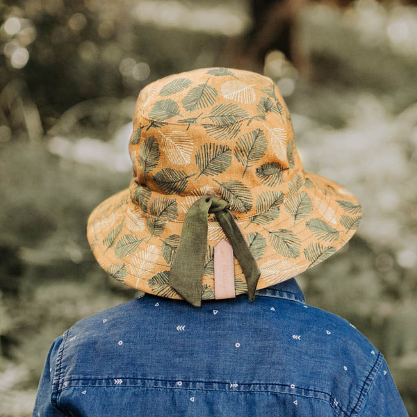 Bedhead 'Explorer' Kids Reversible Sun Hat - Oakley/Olive