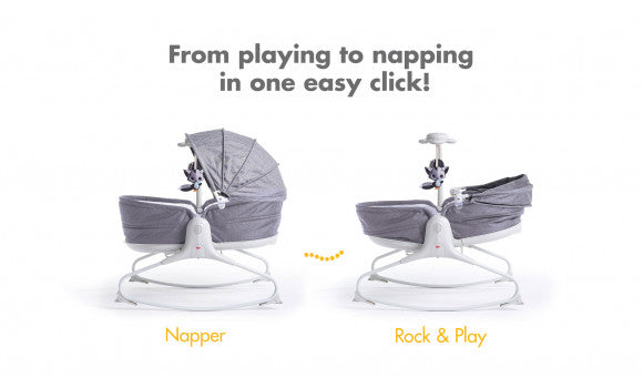 Tiny Love Cozy Rocker Napper - Heather Grey