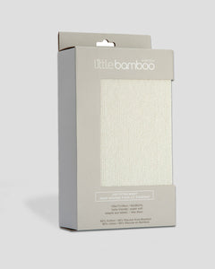 Little Bamboo Jersey Fitted Cot Sheet - Marle Whisper